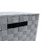 JVL Vichy Square Nylon Laundry Hamper 2