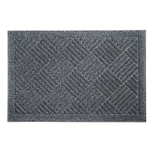 JVL Dirt Defender Scraper Door Mat 40 x 60 cm, Diamond, Grey