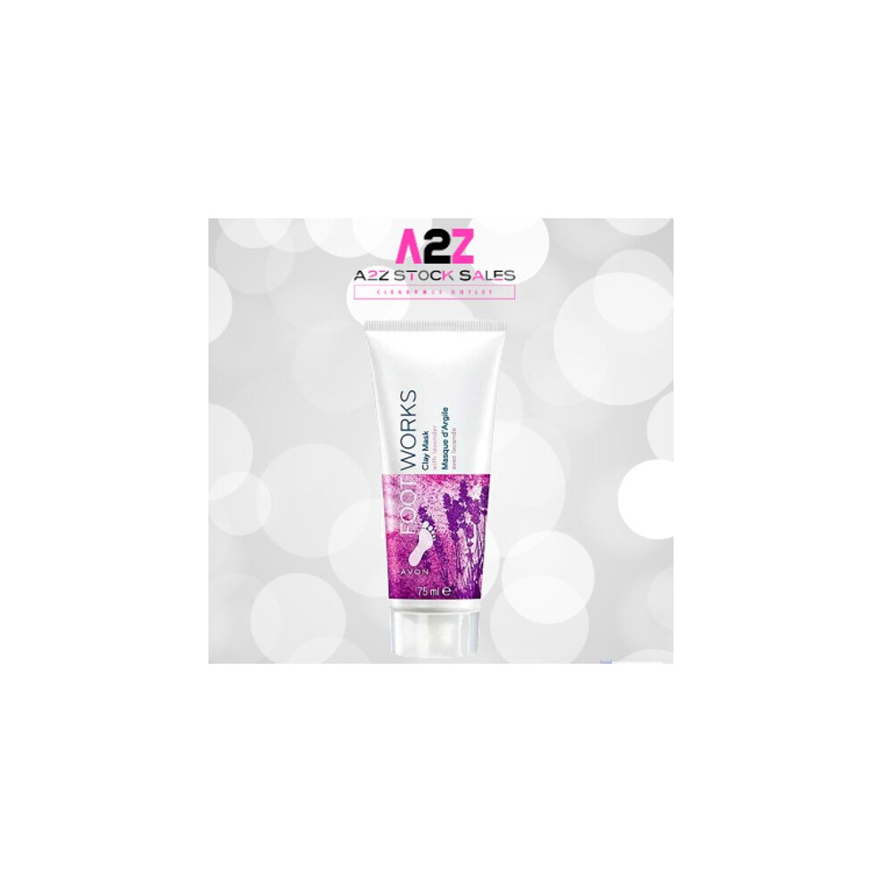 Avon 2X Footworks - Clay Mask - 75Ml Lavender