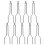 Healifty 9pcs Pyrography Wire Tips Replacement Wood Burning Tips Portable Wood Burning Pyrographic Tip Kit Pyrography Accessory 1
