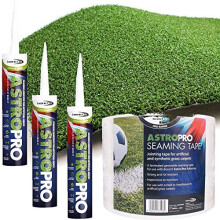 4m Bondit Astro Pro Seaming Tape + 2 Tubes Glue for Artificial Grass Turf Sports Pitches