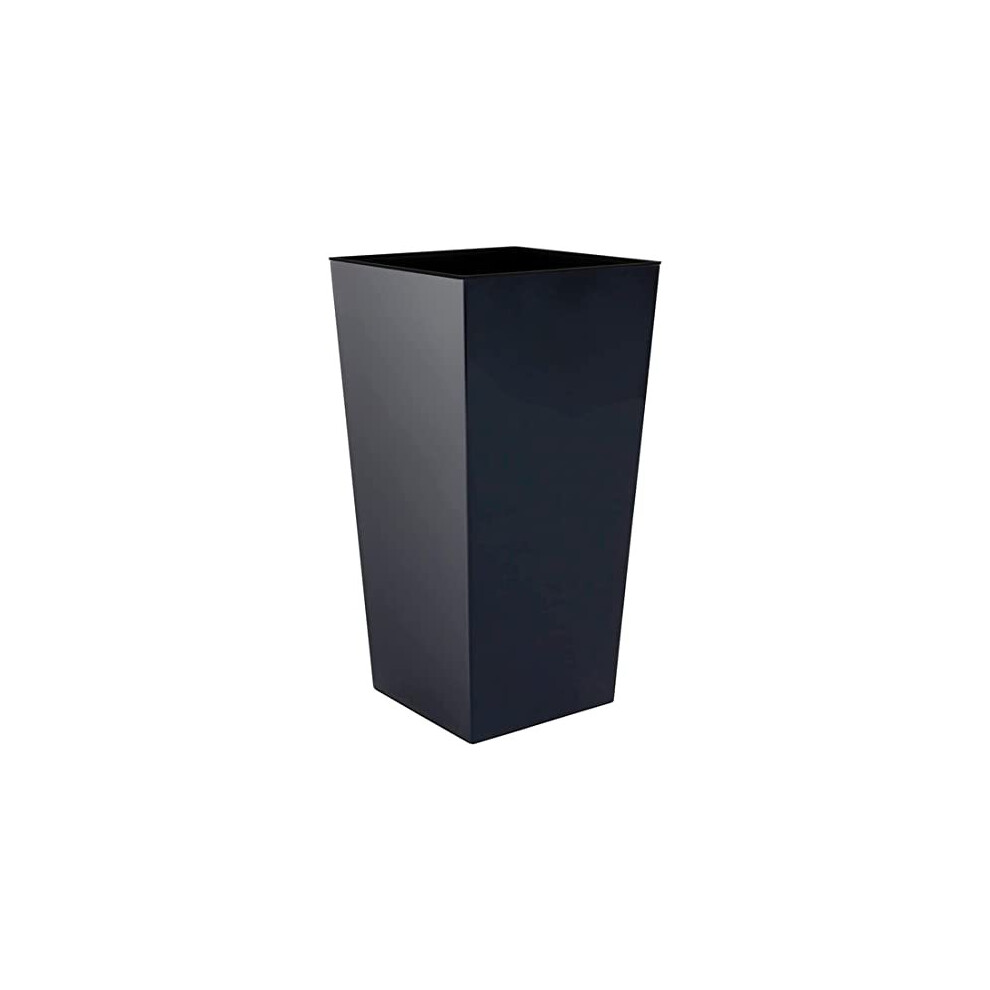 Prosper Plast DURS400-S433 40 x 40 x 75 cm Urbi Square Flowerpot - Anthracite (6-Piece)