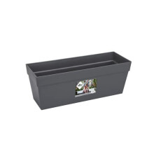 ELHO Bac a flores/Jardinière Loft Urban - 49 x 17,3 x 18 cm - Gris antracita