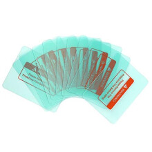 10Pcs 116 x 90mm Welding Helmet Lens Transparent Protective Plate Spare Replacement Lens with Round Corner