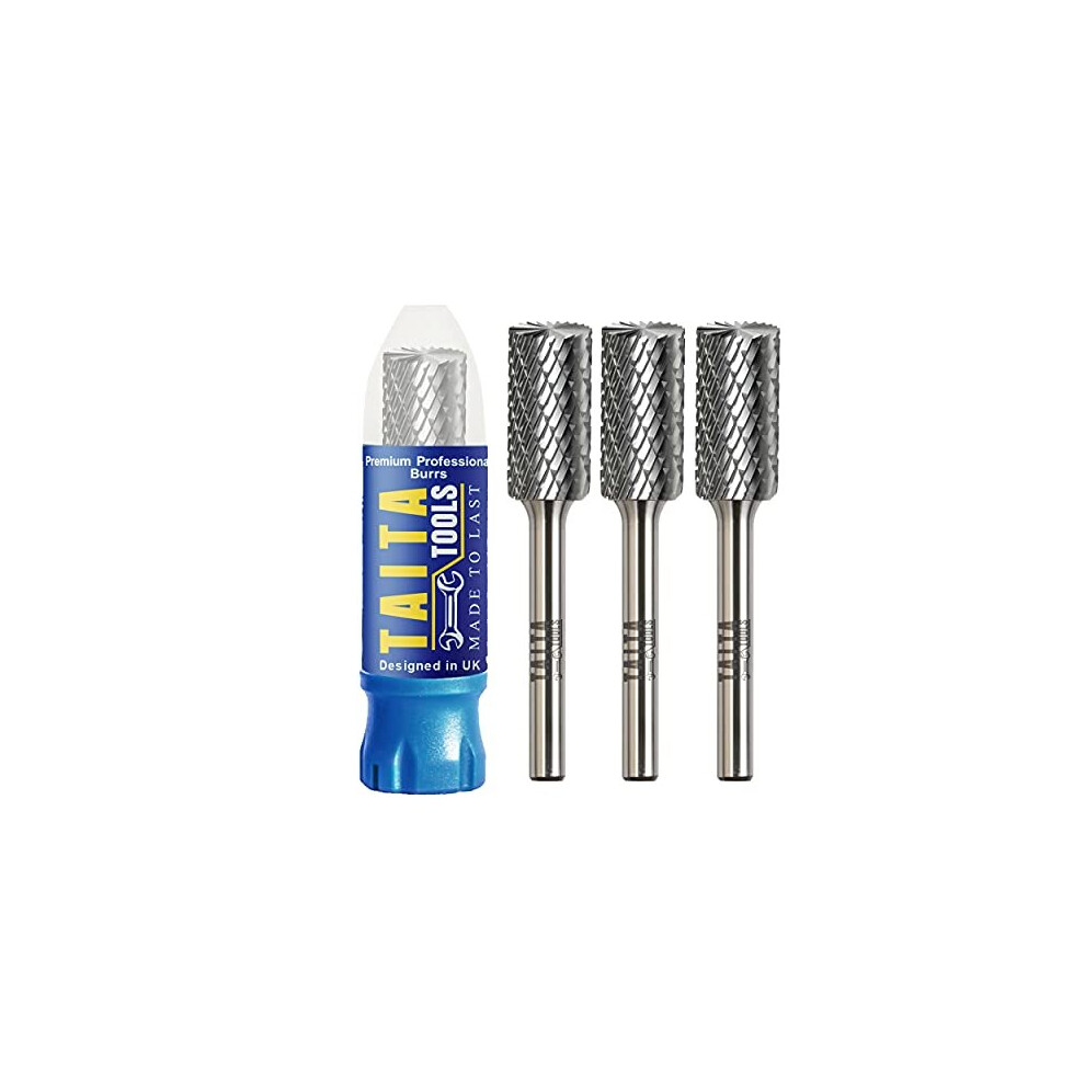 Carbide Burr 1/4" Shank, Sb-5 Tungsten Double Cut Rotary Die Grinder Bits - Cutting Burrs For Milwaukee, Dewalt And Makita Die Grinder Accessorie 5060819850215