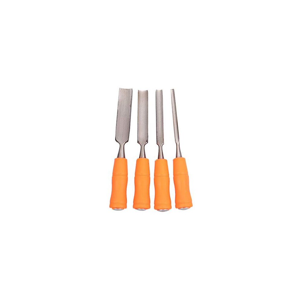 Doitool 4 Pieces Wood Chisel Set Professional Wood Chisels For Carpentry For Woodworking,Carving (Outer Opening Gouge 6Mm,12Mm,18Mm And 24Mm) 748651129625