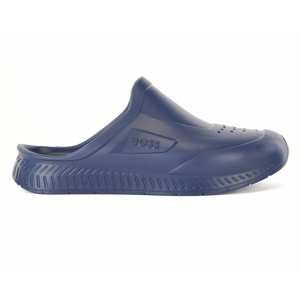 (UK 6 / EU 40 / US 7) Hugo Boss 50474973 Titanium-R Slid_rb Sandals Blue