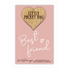Best Friend Friendship Little Pocket Hug Wish Token Keepsake Gift Idea