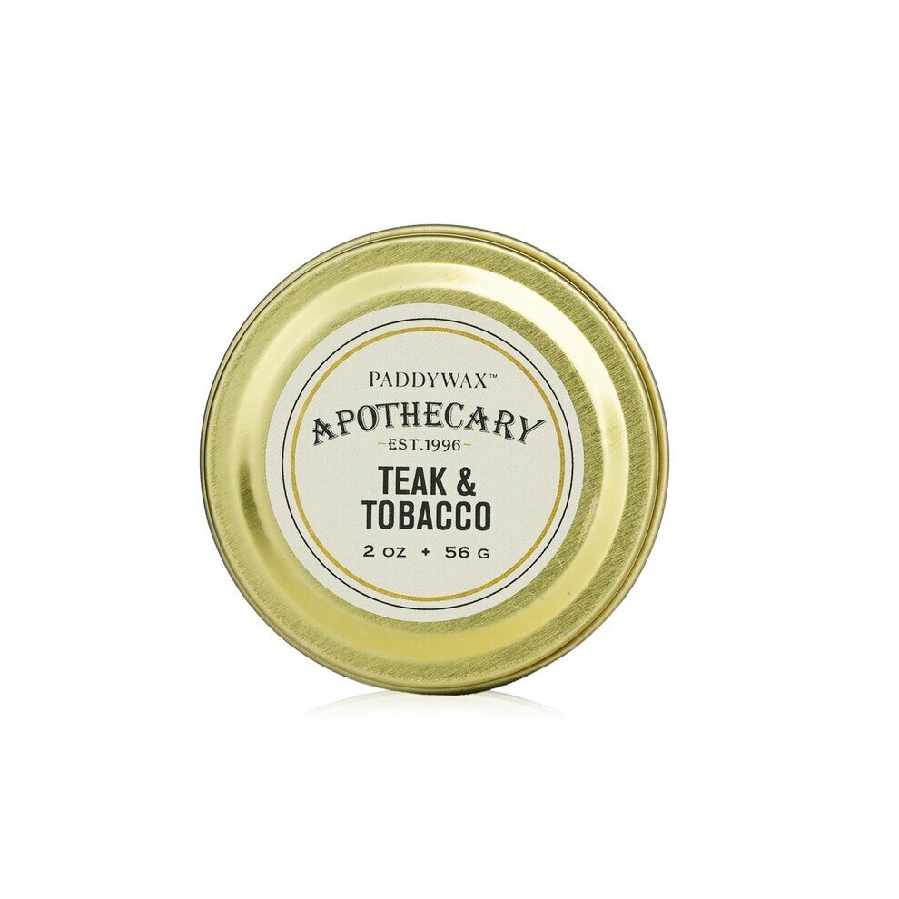 Apothecary Candle - Teak & Tobacco - 56g/2oz