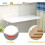 aleawol Wall Mounted Table Folding Floating Laptop Desk Fold-Down Work Table (White 60x40cm) 5
