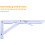 aleawol Wall Mounted Table Folding Floating Laptop Desk Fold-Down Work Table (White 60x40cm) 9