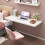 aleawol Wall Mounted Table Folding Floating Laptop Desk Fold-Down Work Table (White 60x40cm) 6