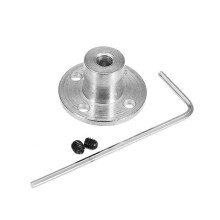 (6mm) 3/4/5/6mm Rigid Flange Coupling Motor Guide Shaft Coupler Motor Connector Shaft Coupler
