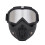 (Yellow) Modular Mask Detachable Goggles 12