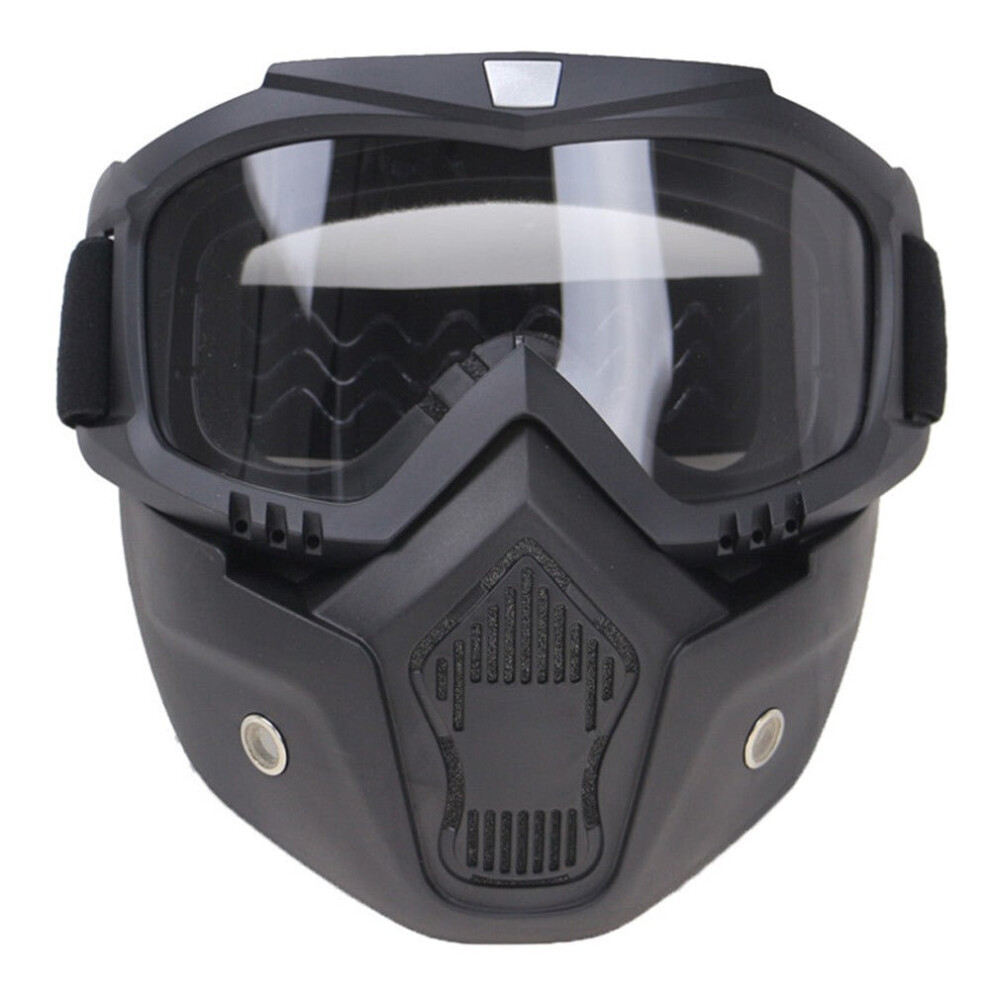 (Transparent) Motorcycle Helmet Glass Retro Half-helmet Mask Windproof Rode Moto Cross Helmets