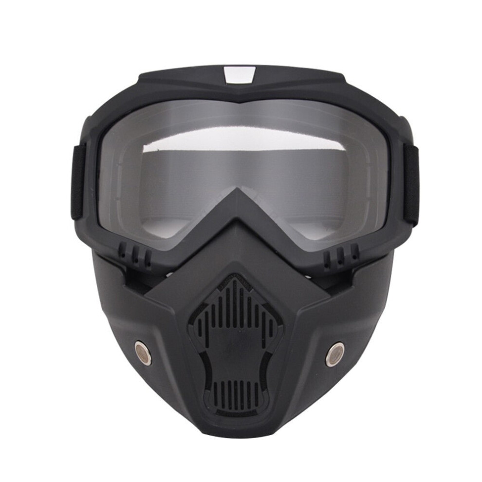 (transparent) Modular Mask Detachable Goggles