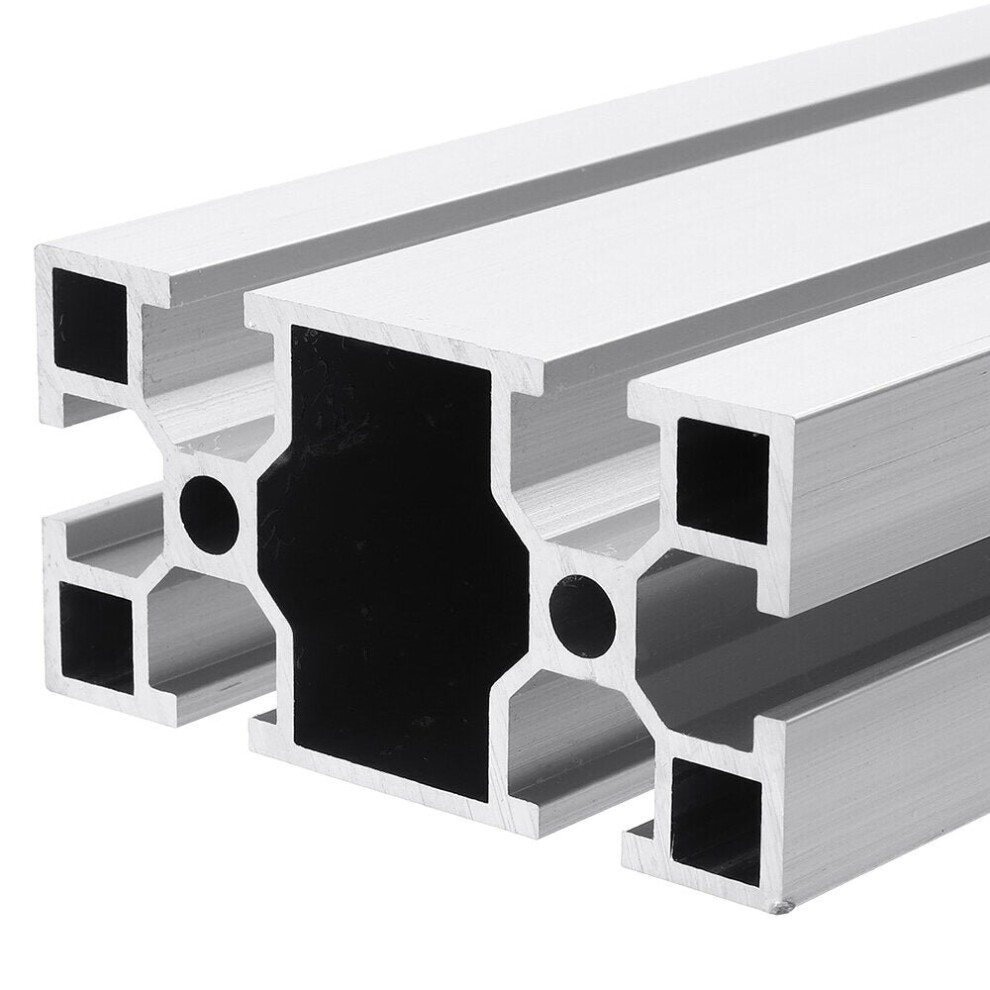 (300Mm) 300-1000Mm T Slot Aluminum Extrusions 40X80x2mm Aluminum Profiles Extrusions Frame For Furniture Woodworking Diy Cnc Machine 3654659364432