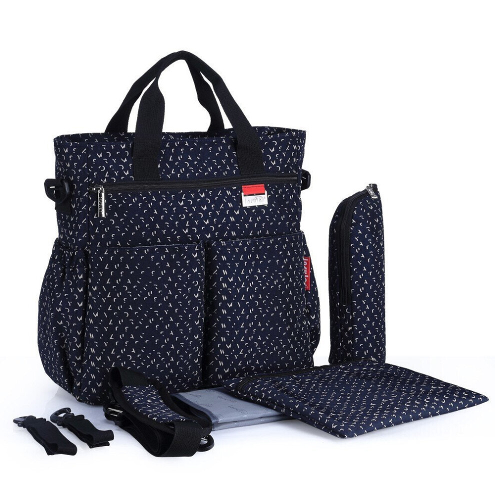 (Navy) Baby Diaper Bag With adjustable straps