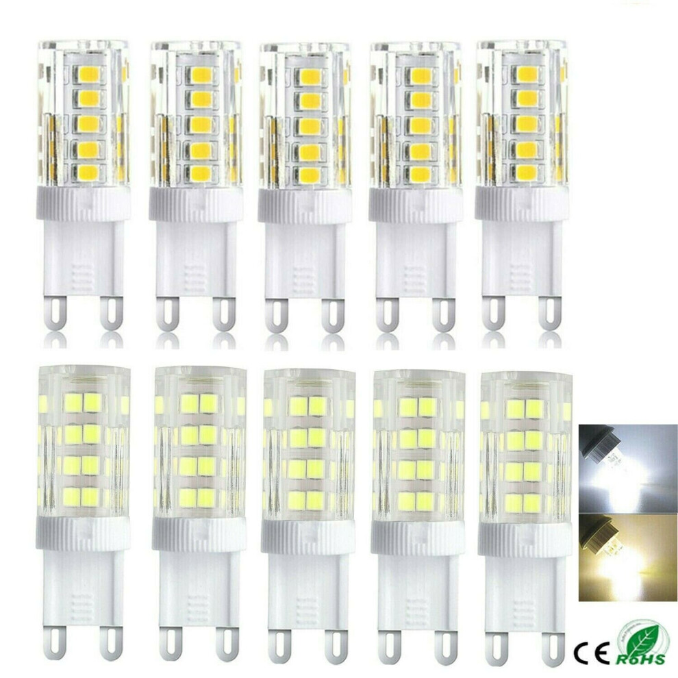 (Warm White) 10Pcs LED G9 5W 220V Cold/Warm White Corn Capsule Light Replace Halogen Bulbs Lamps