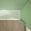 AICA (700x1400mm) Corner Fixed Bath Shower Screen Over Bath Square 5