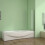 AICA (700x1400mm) Corner Fixed Bath Shower Screen Over Bath Square 1