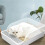 Living And Home Open Cat Litter Box Easy Cleaning Indoor 1