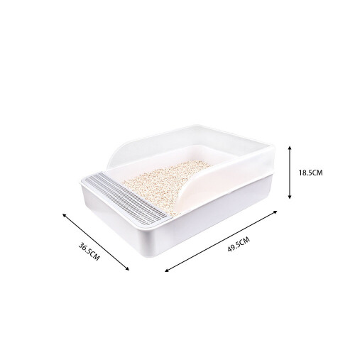 Living And Home Open Cat Litter Box Easy Cleaning Indoor 2