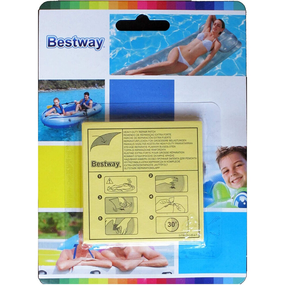 Underwater Repair Kit Pack of 10 Heavy Duty Self Adhesive Waterproof Emergency Repair Patches for Hot Tub Swimming Pool Air Beds Puncture Repair