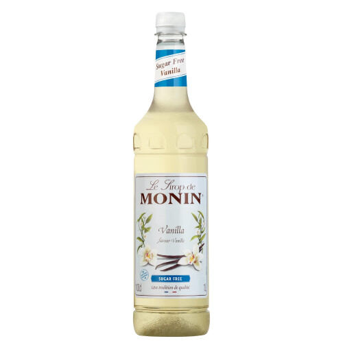 Monin Vanilla Sugar Free Syrup - 4x1ltr