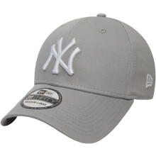 New Era 39THIRTY New York NY Yankees MLB Essential Fitted Baseball Cap Hat Grey