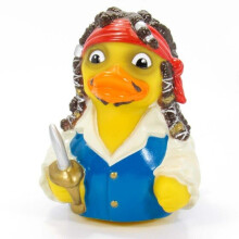 CelebriDucks - Captain Quack - Drijvende Rubber En Kweek Eenden - Verzamelfiguren Bad Speelgoed voor Kinderen en Volwassenen