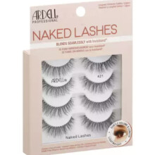 Ardell False Eyelashes Naked Lash 421 4 Pack Multipack Black Subtle Volume Super Soft Comfortable