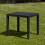 (Anthracite ) Rectangle Garden Plastic Patio Dining Bench Whether Proof Table Indoor Outdoors 2