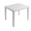 (White ) Rectangle Garden Plastic Patio Dining Bench Whether Proof Table Indoor Outdoors 1
