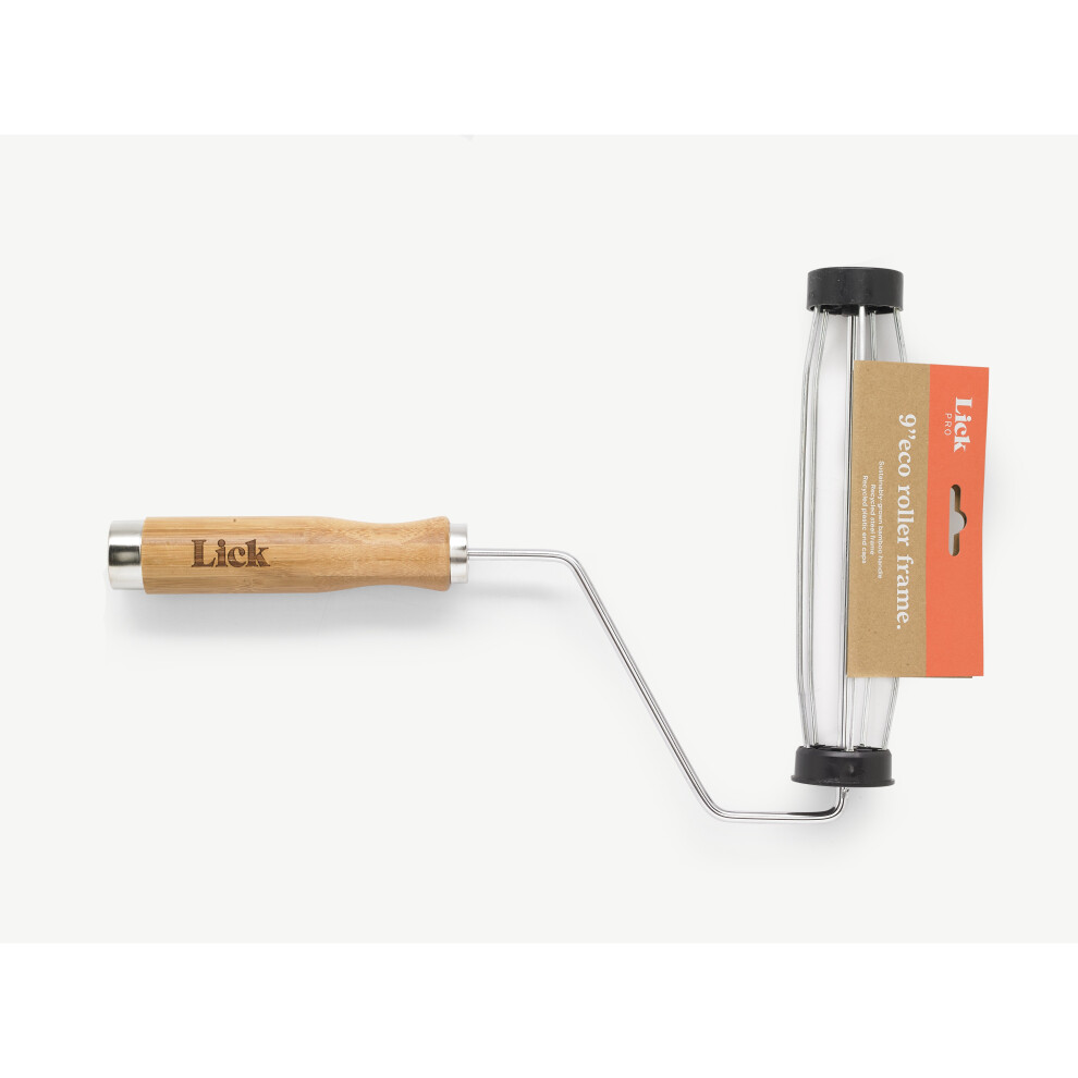 Lick Pro Eco Roller Frame With Bamboo Handle 9" 5060756111912