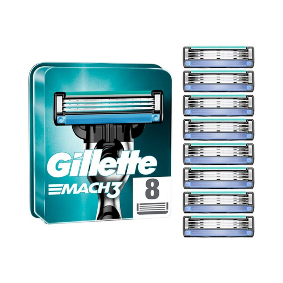 Gillette Mach3 Razor Blades - 8 Cartridges