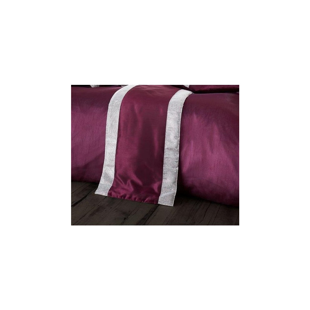 Smart Living Wholesale Ltd (Aubergine) Luxury Onyx Bed Runner