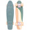 (Swirl) Complete 22inch OG Plastic Skateboard 1