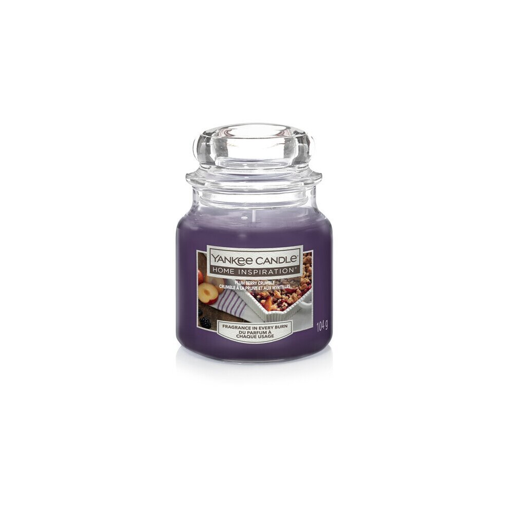 Yankee Candle Home Inspiration Small Jar plum Berry Crumble 3.7oz 104g