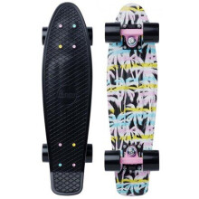 (Retro Palm) Complete 22inch OG Plastic Skateboard