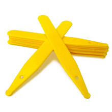 (4" 10cm x 1000, Yellow) Elixir Gardens Stick In Plastic Plant Labels / Tags | Various Sizes and colours available | Qty's 50 - 1000