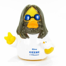 Bud Duck CelebriDucks Collectable Bath Toy Novelty Beatles Give Geese a Chance