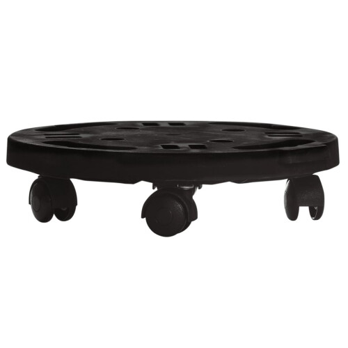 VidaXL vidaXL Pflanzenroller 30 cm Durchmesser Schwarz 170 kg