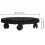 VidaXL vidaXL Pflanzenroller 30 cm Durchmesser Schwarz 170 kg 9