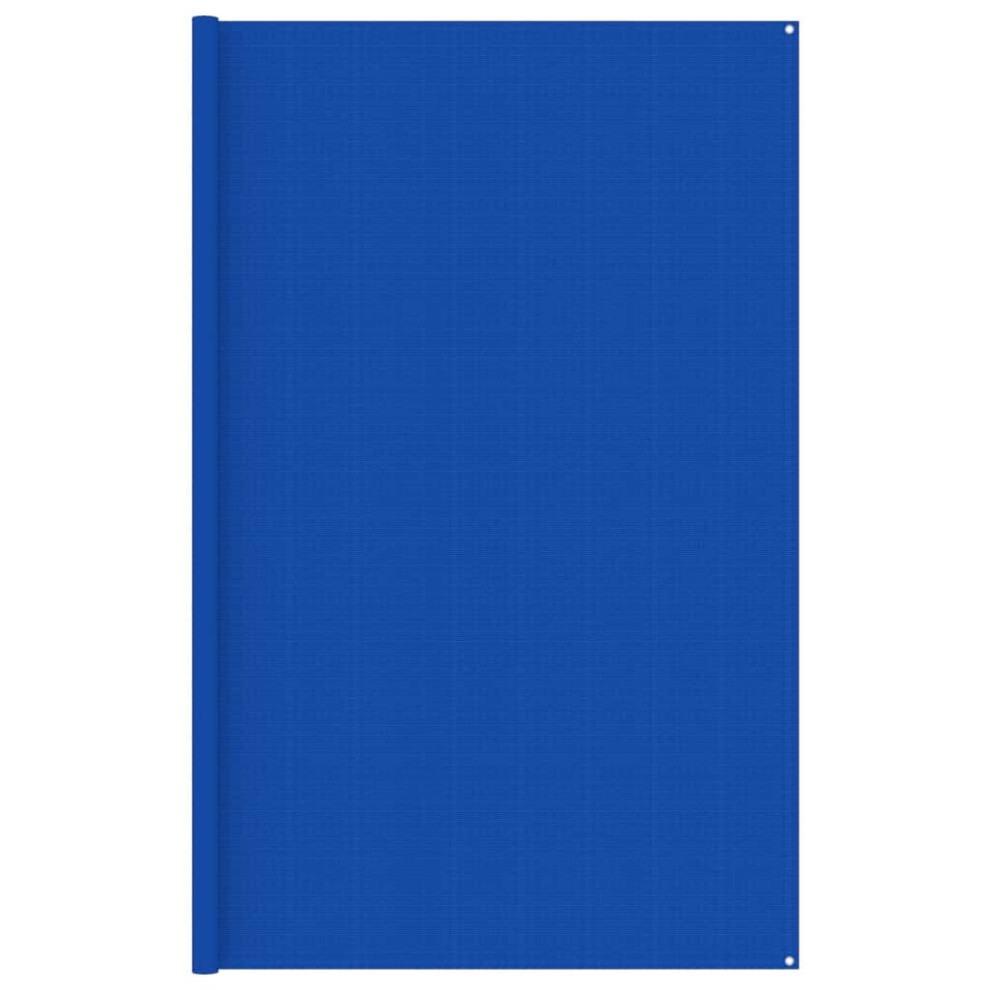 Vidaxl Tent Carpet 300X600 Cm Blue Hdpe Outdoor Patio Camping Rug Underlay Mat
