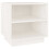VidaXL vidaXL Solid Wood Pine Bedside Cabinet White Wooden Nightstand End Side Table 1