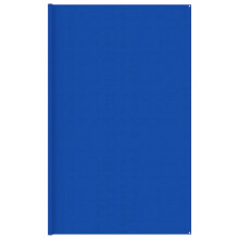 vidaXL Tent Carpet 400x400 cm Blue HDPE Outdoor Patio Camping Rug Underlay Mat