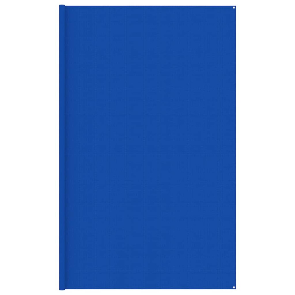 Vidaxl Tent Carpet 400X400 Cm Blue Hdpe Outdoor Patio Camping Rug Underlay Mat