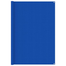 vidaXL Tent Carpet 200x400 cm Blue HDPE Outdoor Patio Camping Rug Underlay Mat