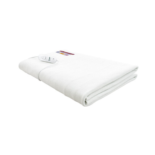 OMAK Electric Heated Blanket, Single, 145 x 90 cm